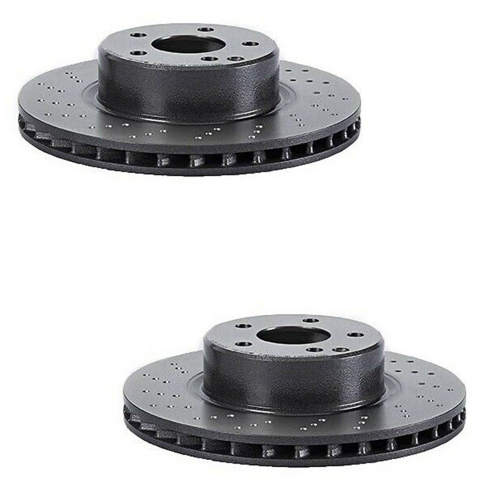 Brembo Brake Pads and Rotors Kit - Front and Rear (312mm/300mm) (Low-Met)